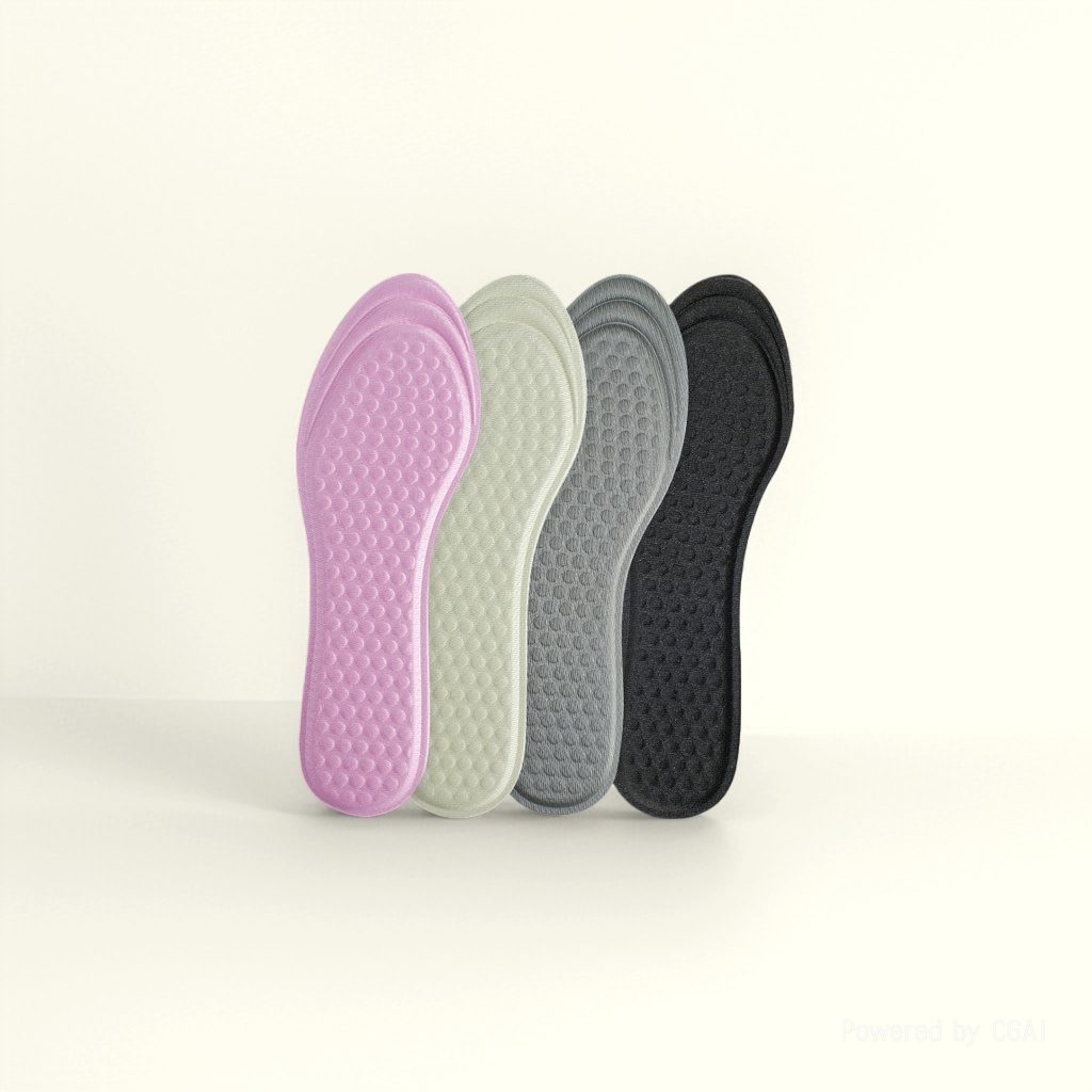 Polka dot particle massage, breathable, sweat-absorbing, thin, universal, soft, comfortable, high-elasticity insoles Application Scenario