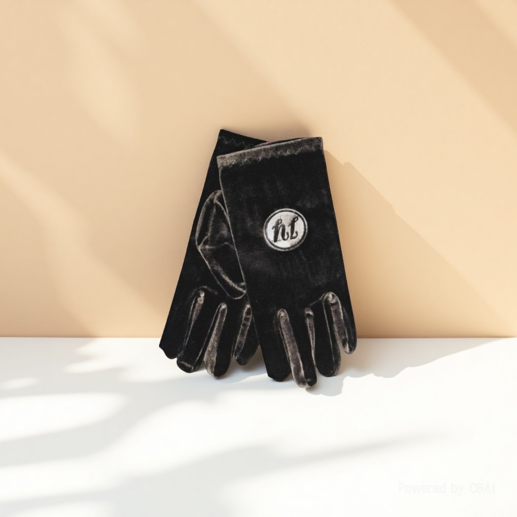 Velvet non-shedding protective gloves for cold protection, outdoor cycling warmth, single-layer fabric, mink pom-pom cycling wholesale 164648463
