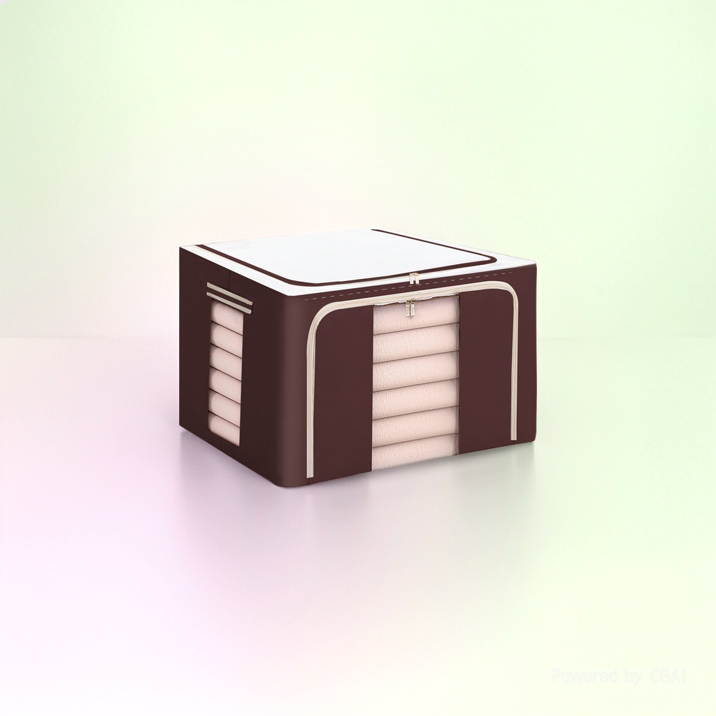 收纳箱/百纳箱棉麻/收纳/收纳箱布艺/布艺收纳盒抽屉式产品图