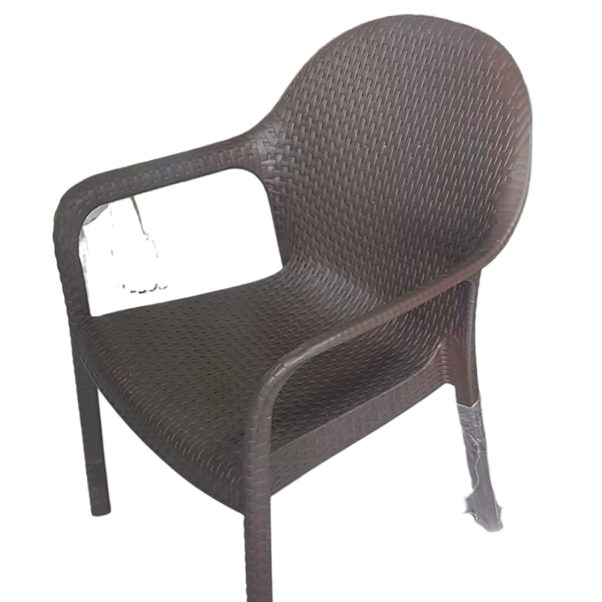 Outdoor dining chairs, single chairs, backrest chairs, outdoor rattan chairs, home courtyard garden milk tea, rainproof and sun-proof leisure chairs Application Scenario