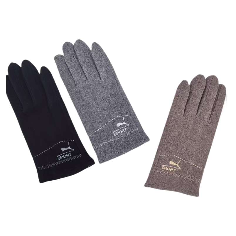 New adult rabbit down gloves, outdoor cycling cold-proof and warm gloves, touch screen cycling warm wholesale Item Picture