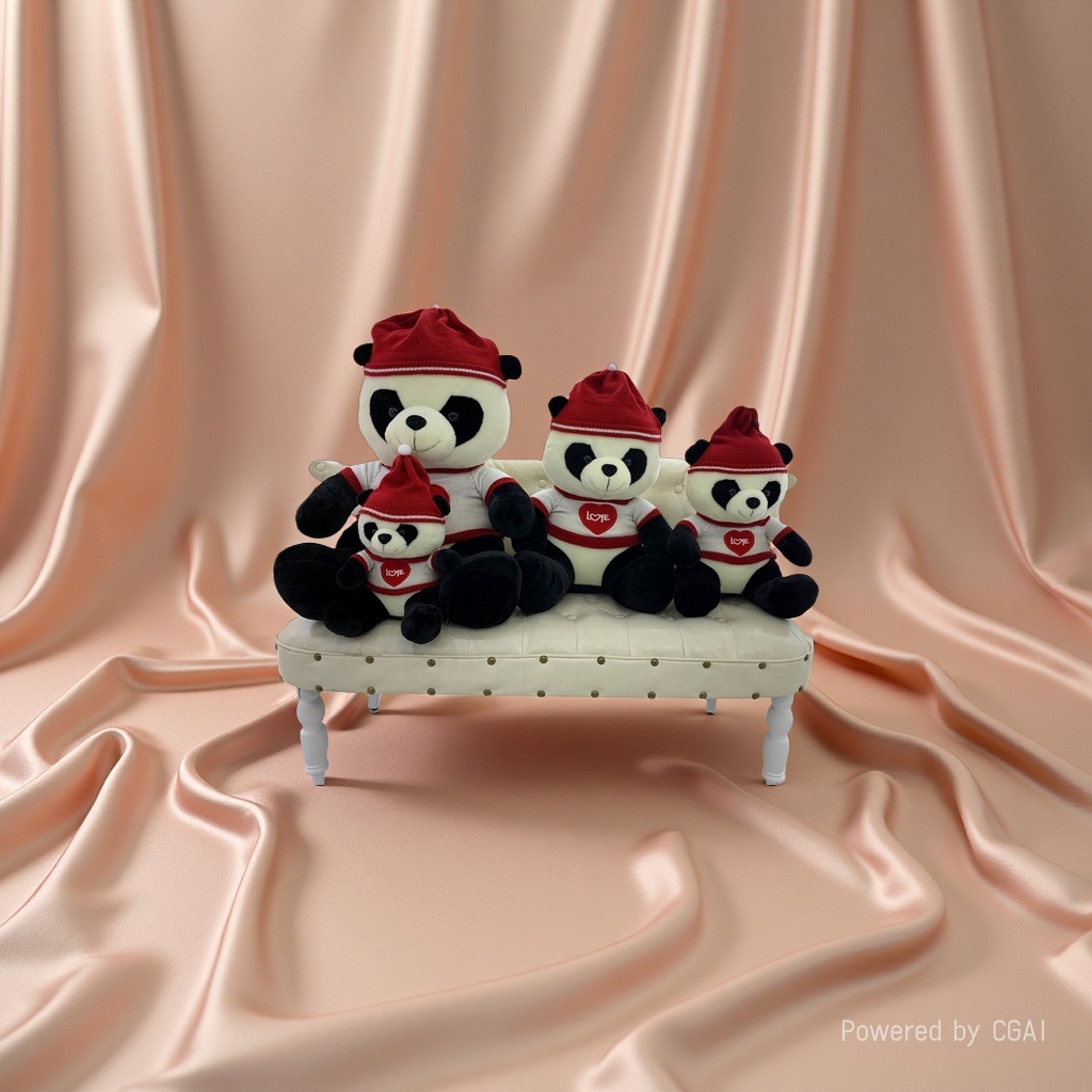 Plush claw machine toys, plush panda dolls, dolls, plush toys, cute toys Specification image
