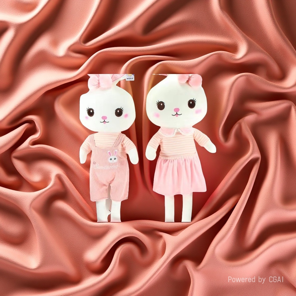 Beauty rabbit plush toy, children's soothing doll, rabbit doll, large pillow for girls to sleep on the bed, Chinese trend Application Scenario
