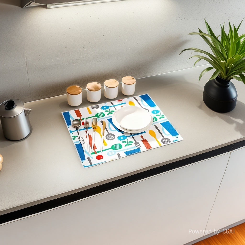 Creative heat insulation pad, PVC placemats, coasters, cup LIDS, cup covers, heat-resistant design details Picture