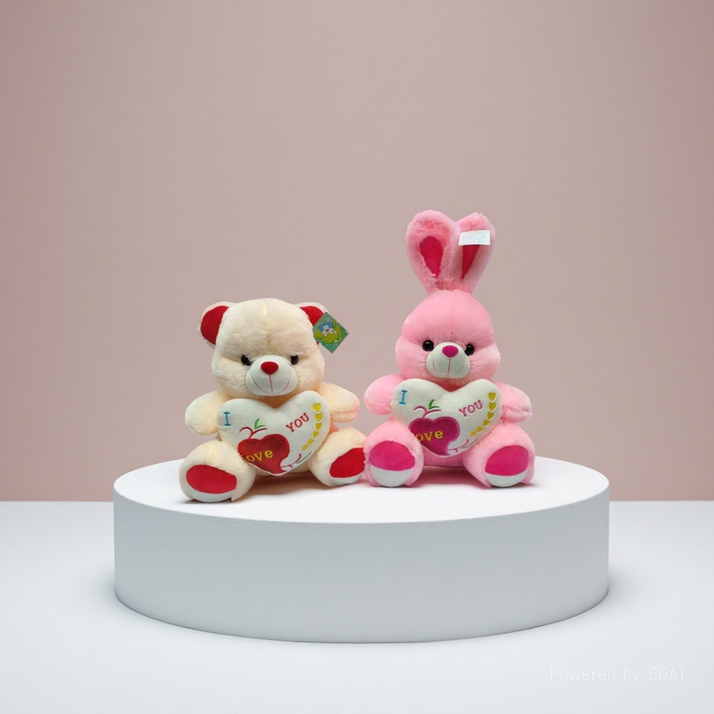 New heart-shaped teddy bear plush toy, cute teddy bear doll, Valentine's Day gift for your girlfriend, comfort toy. Tel: 095553995