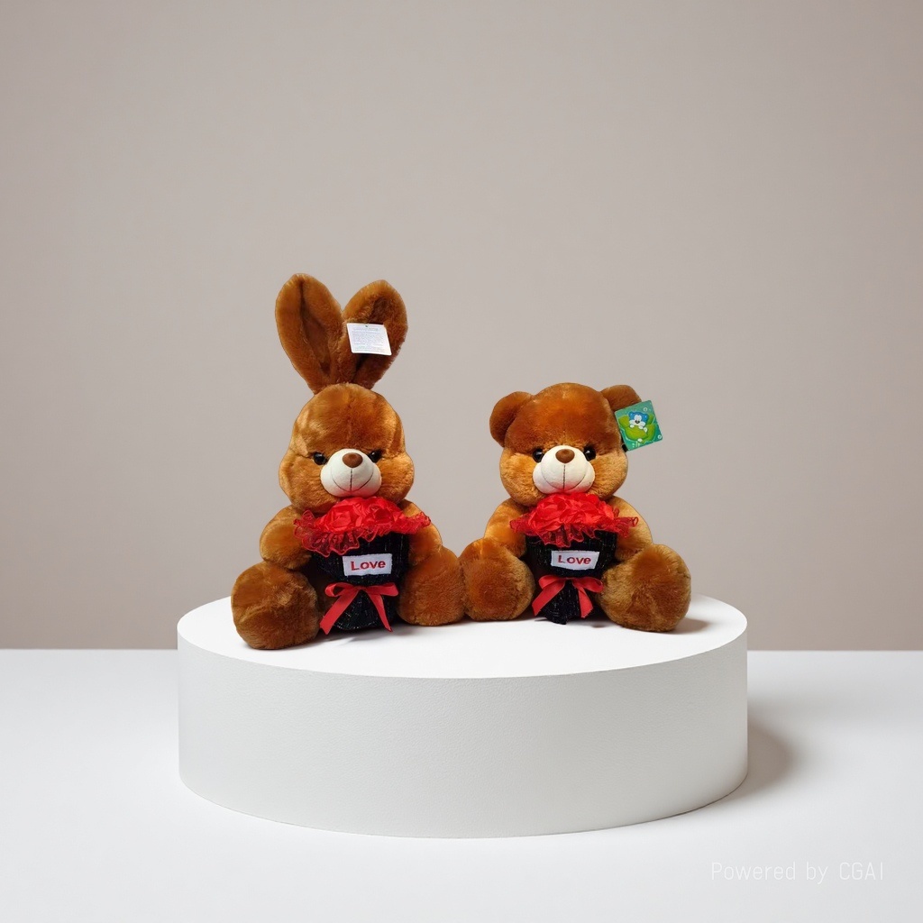 New heart-shaped little bear, heart-shaped rabbit plush toy, Teddy bear, cute doll, Valentine's Day gift for your girlfriend, a soothing toy New heart-shaped little bear, heart-shaped rabbit plush toy, Teddy bear, cute doll, Valentine's Day gift for your girlfriend, a soothing toy