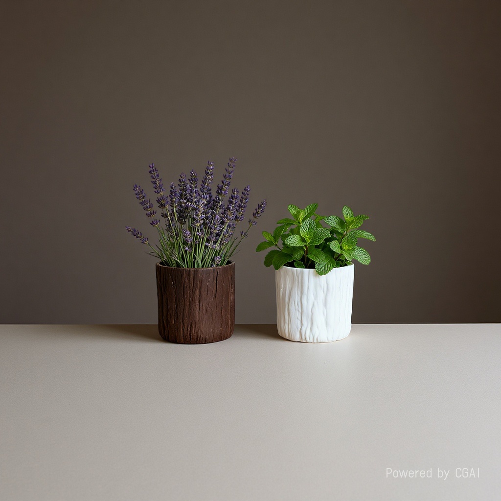 Succulent potted flower seeds, green plant potted plants, aluminum cans, planting flowerpots, mold sets