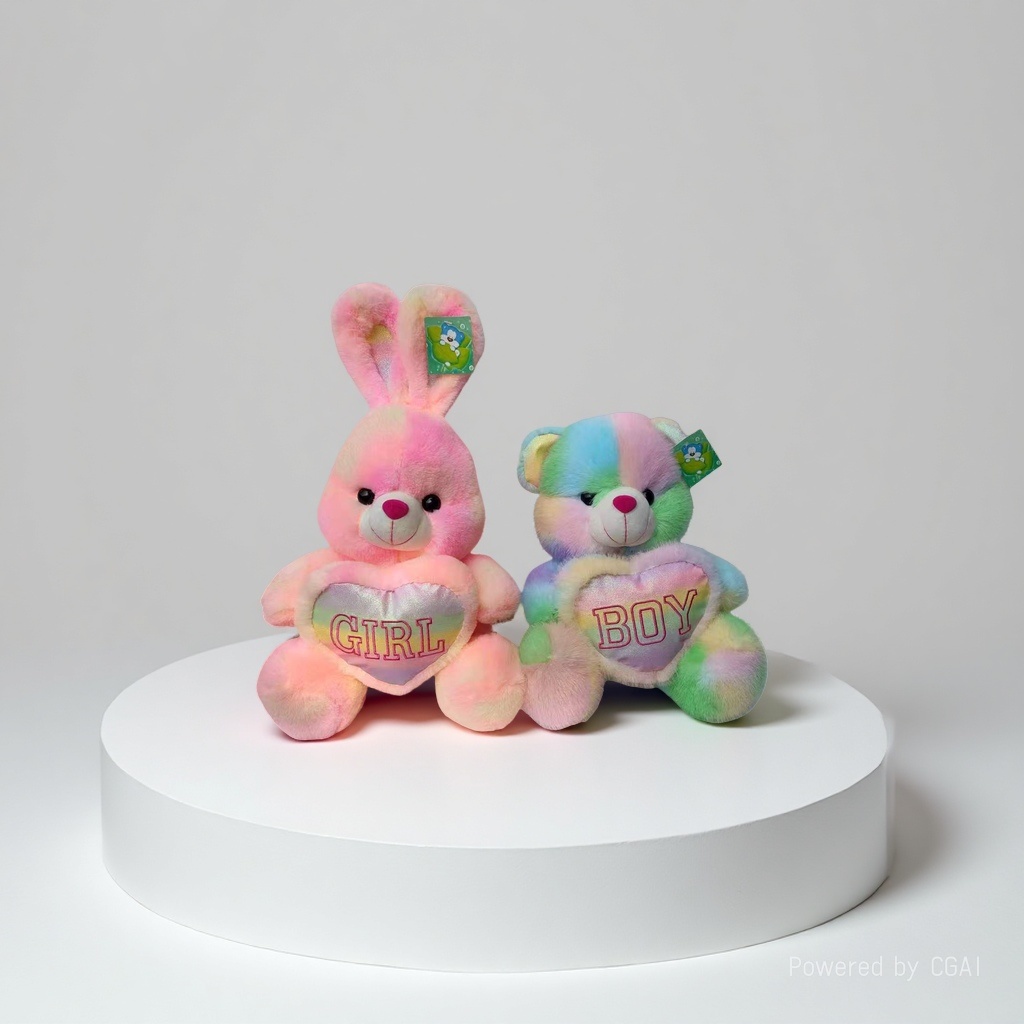 Love Rabbit, love Bear, custom plush toys, dolls, plush toys, cute and soft details Picture
