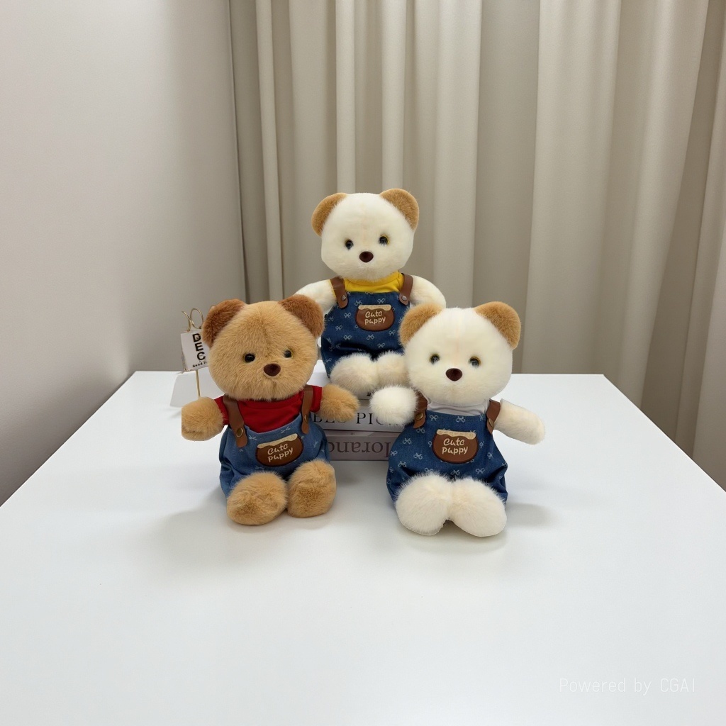 白色毛绒玩具小熊玩偶娃娃潮流毛绒公仔玩具