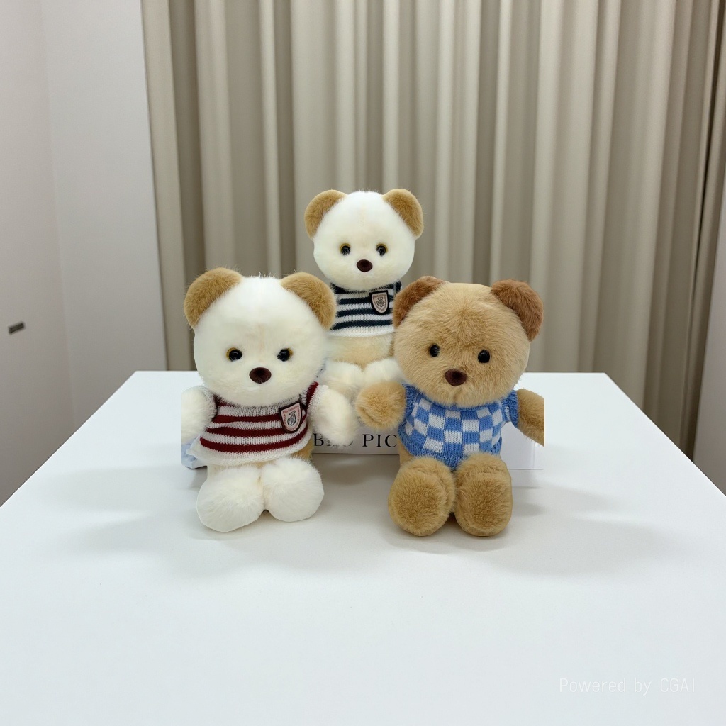 白色毛绒玩具小熊玩偶娃娃潮流毛绒公仔玩具111642052