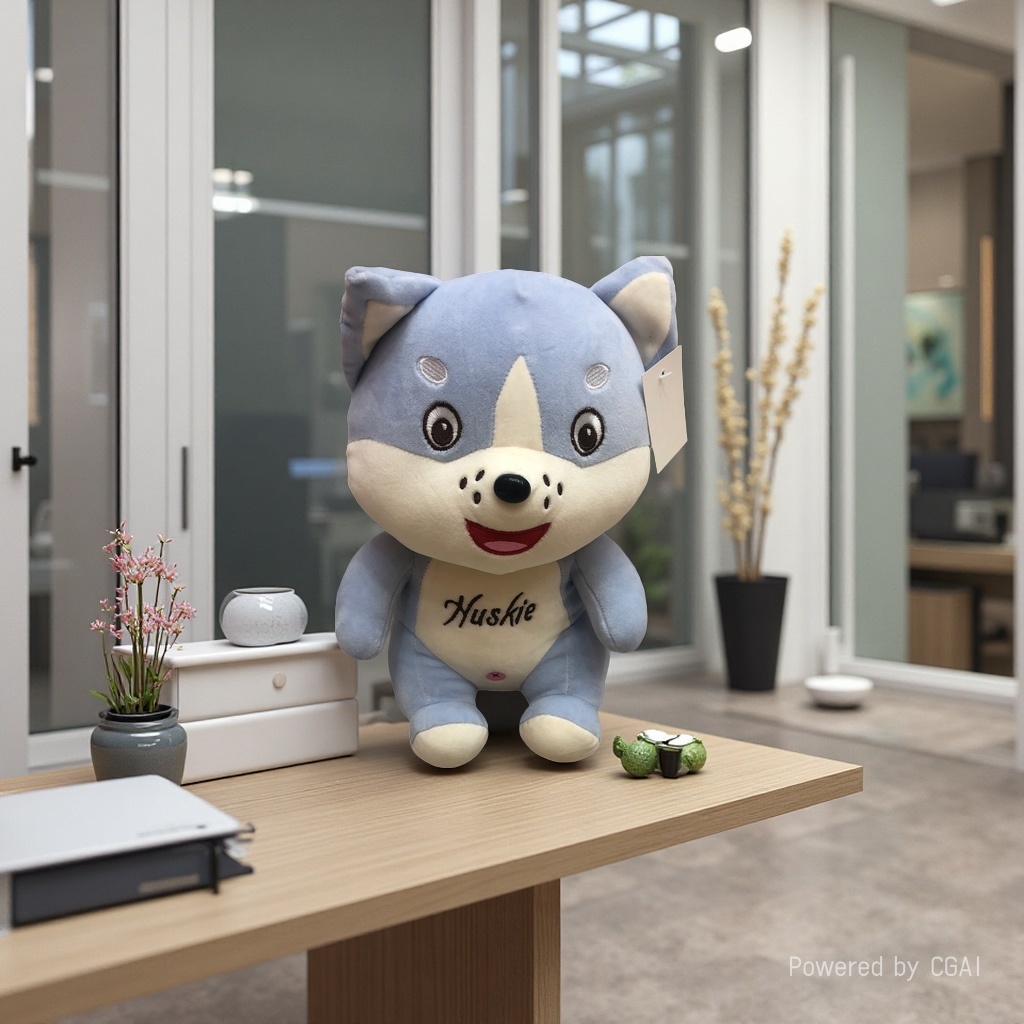 定制毛绒玩具哈士奇玩偶娃娃潮流玩具毛绒公仔可爱柔软