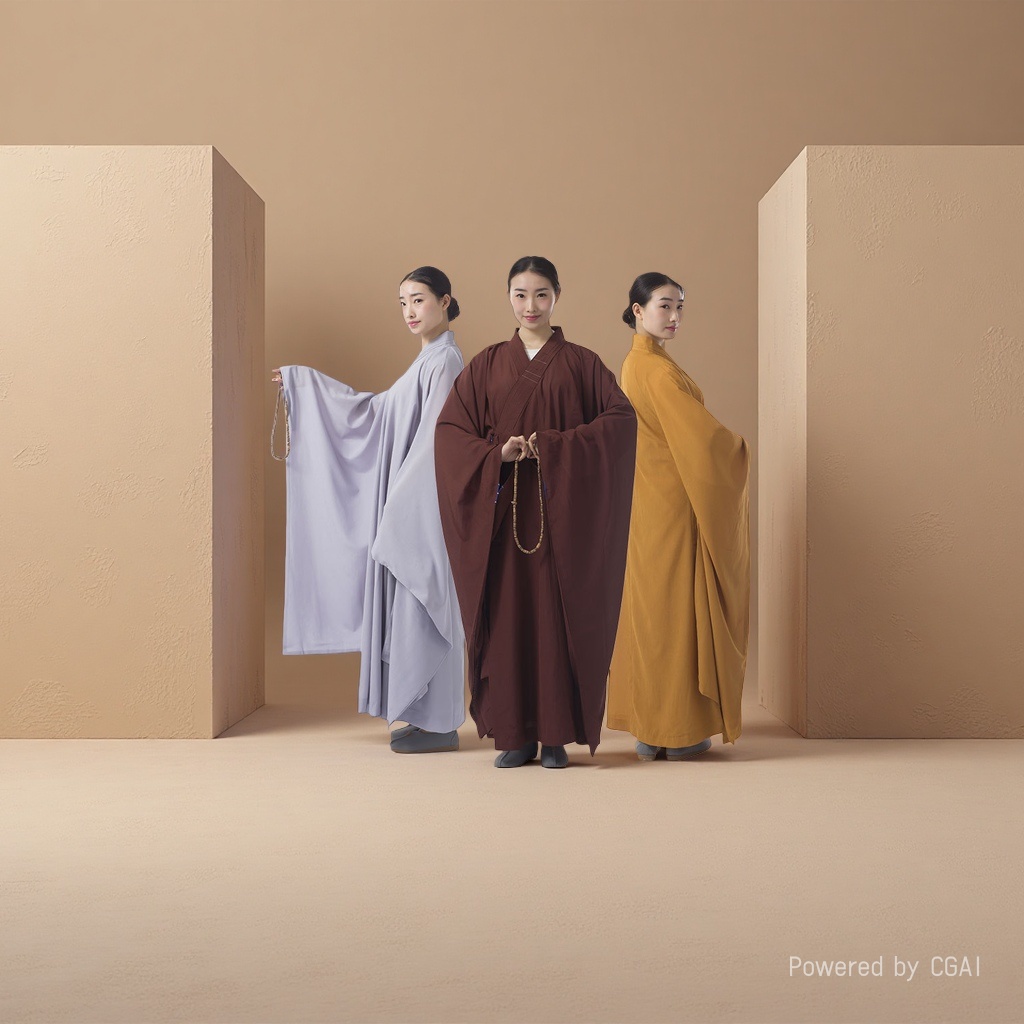 Supplies: Haiqing short suit, kasaya, long gown, monk's robe, linen, Haiqing layperson's robe, monk's robe, Buddha's robe Specification image