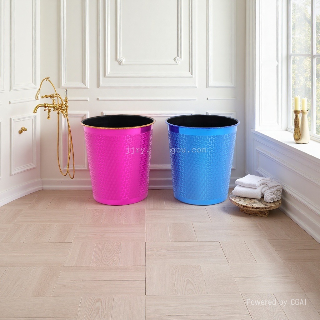 Plastic trash can, trash can, plastic waste, garbage, 140652181 Specification image