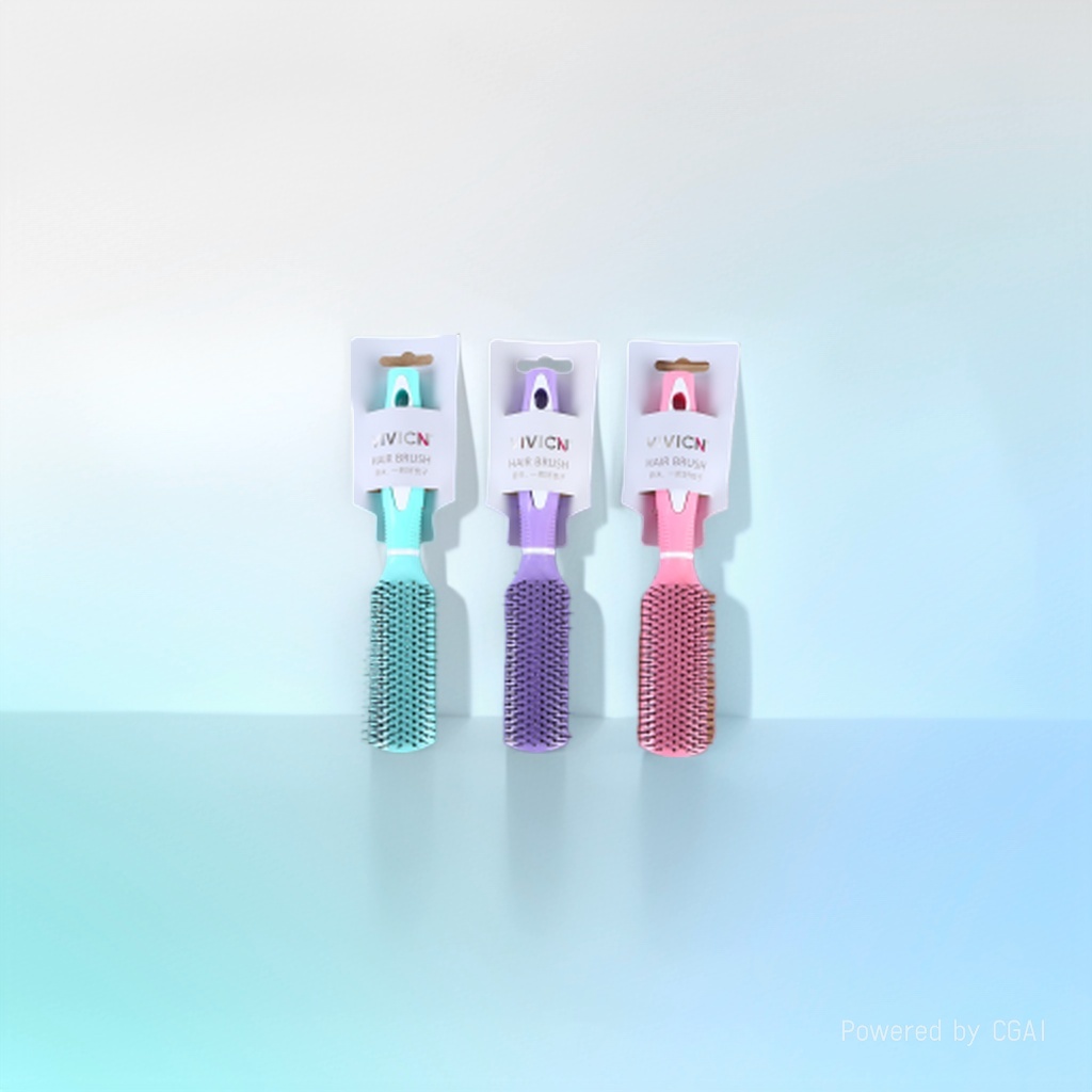 Hair cushion ox horn comb head comb 180g smooth hair care anti-static comb details Picture
