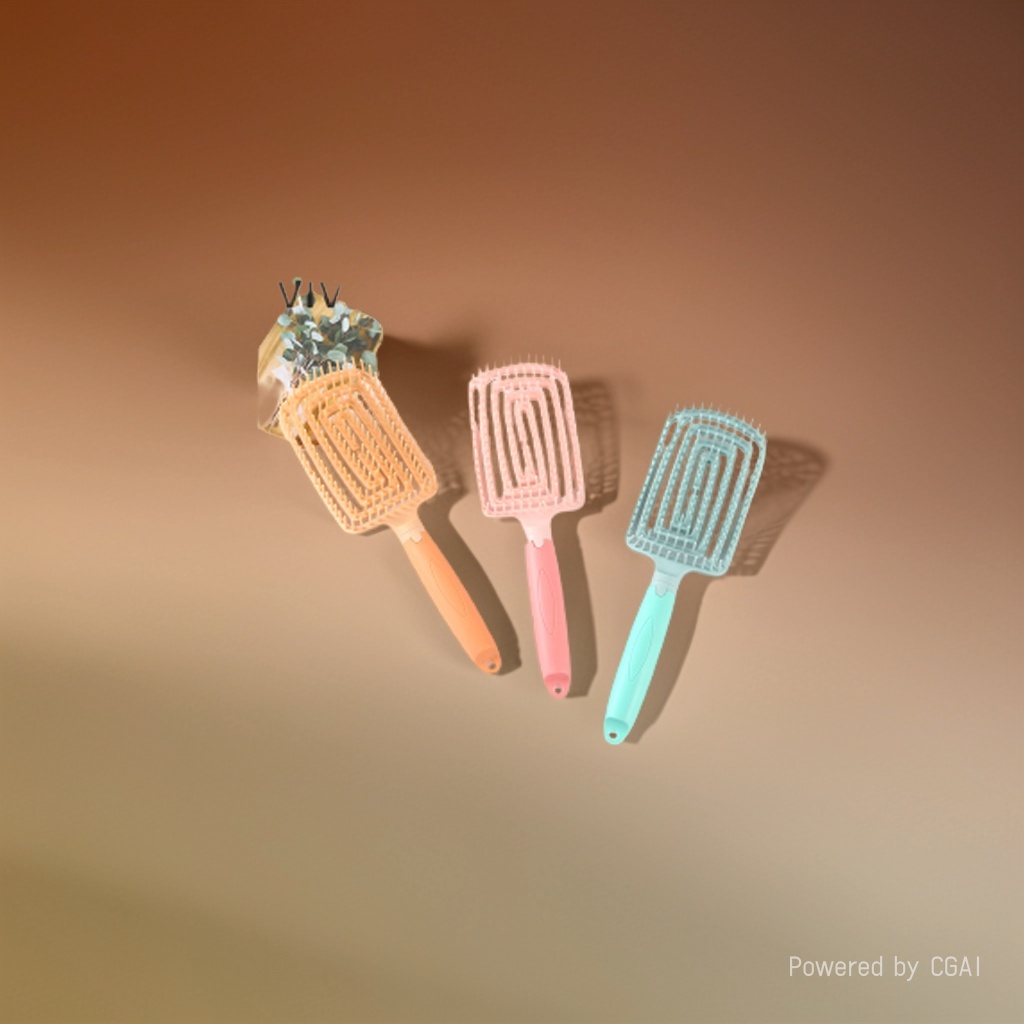 Hair cushion horn comb head comb 180g, refreshing hair care, smooth hair, anti-static details Picture