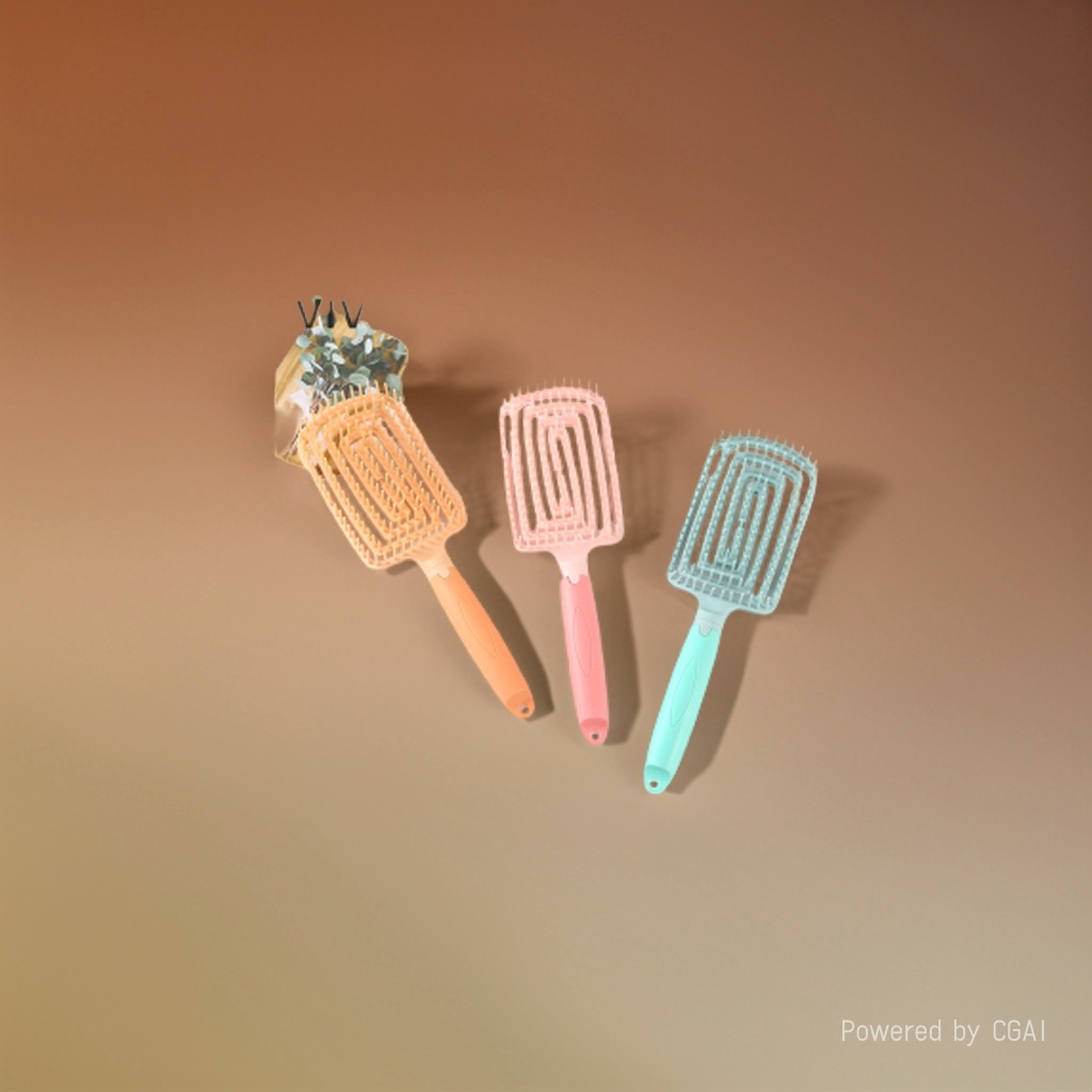 Hair cushion horn comb head comb 180g, refreshing hair care, smooth hair, anti-static Specification image