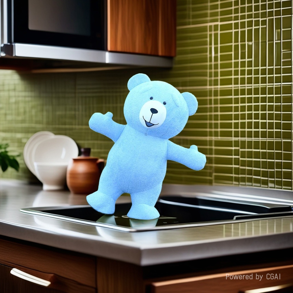 Long-haired giant bear soft board Panda doll AI Toy Plush toy Star Man 151533745 Application Scenario
