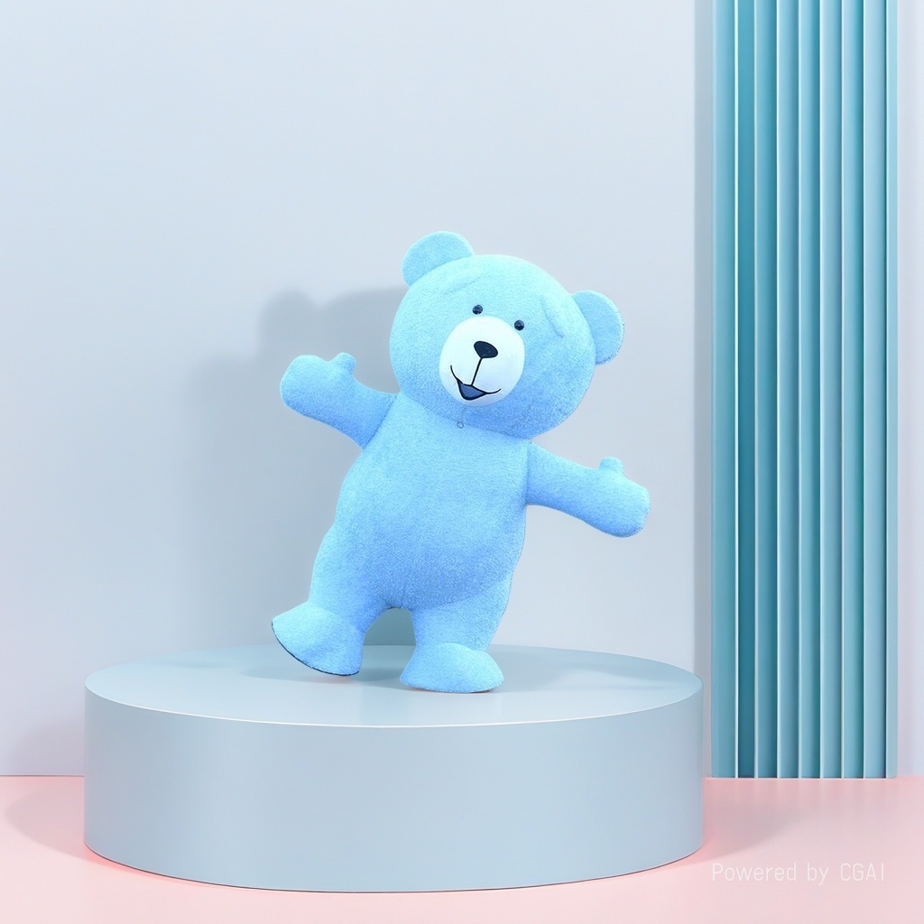 Long-haired giant bear soft board Panda doll AI Toy Plush toy Star Man 151533745 Specification image