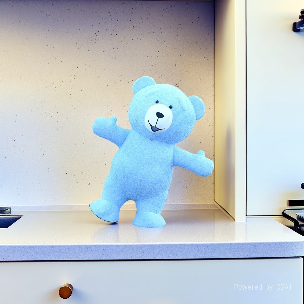 Long-haired giant bear soft board Panda doll AI Toy Plush toy Star Man 151533745 details Picture
