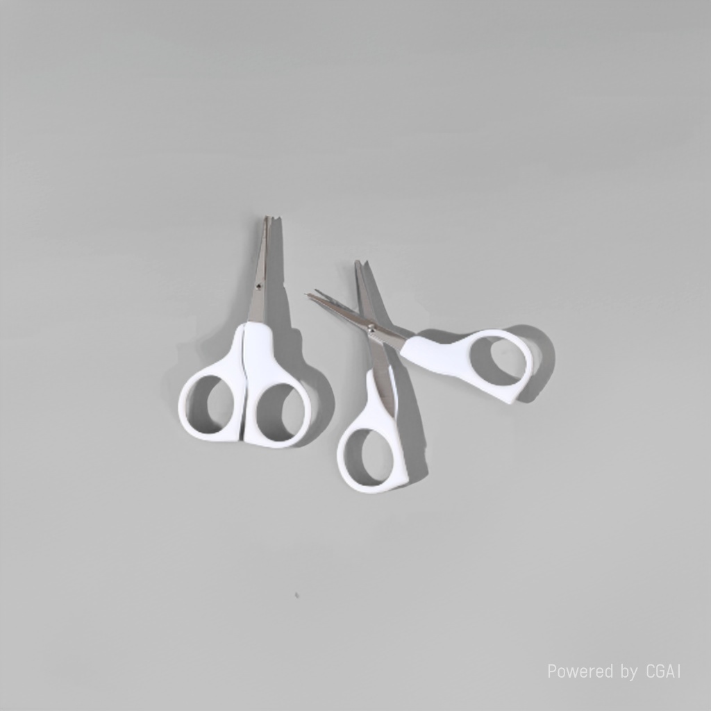 Jinjian Positioning laser Tailor Scissors with two-color handles, handcrafted cultural and creative stationery scissors Specification image