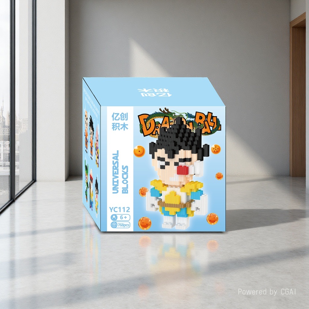 鑫哲三丽欧乐高正品变脸榫卯积木十二生肖人物造型