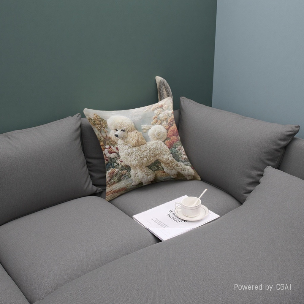 Cushions, blankets, quilts, and cushions are warm, comfortable, and soft household items details Picture