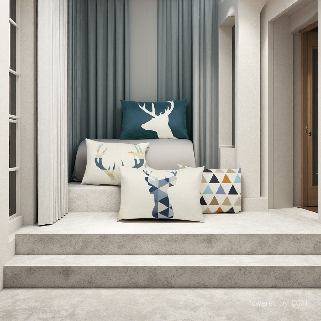 Cushions, blankets, and cushions are warm, comfortable, and soft household items