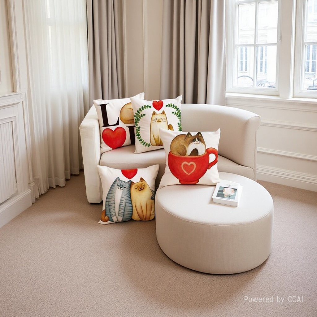 Cushions, blankets, cushions, cushions, warm, thickened, comfortable and soft household items 160427497 Specification image