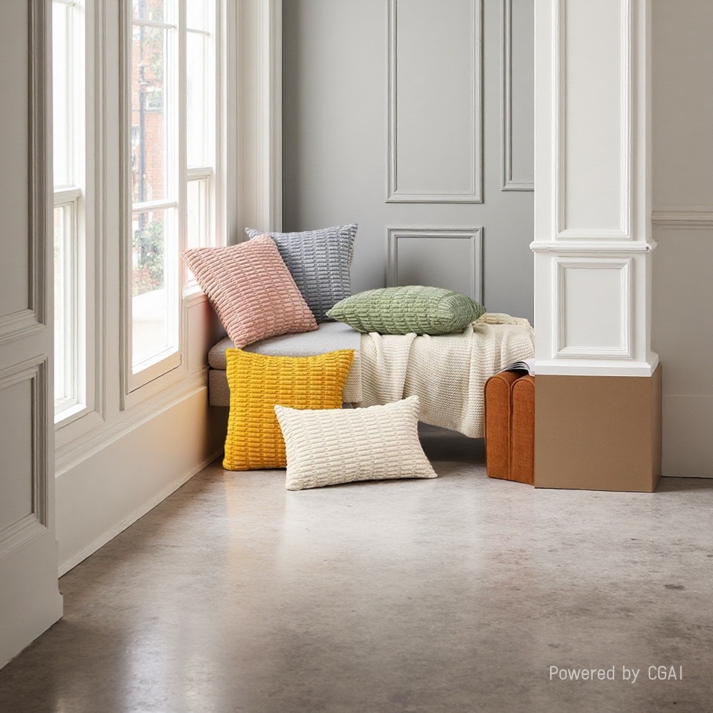 Pillows, quilts, blankets, cushions, warm, comfortable and soft home supplies. 160628730 details Picture