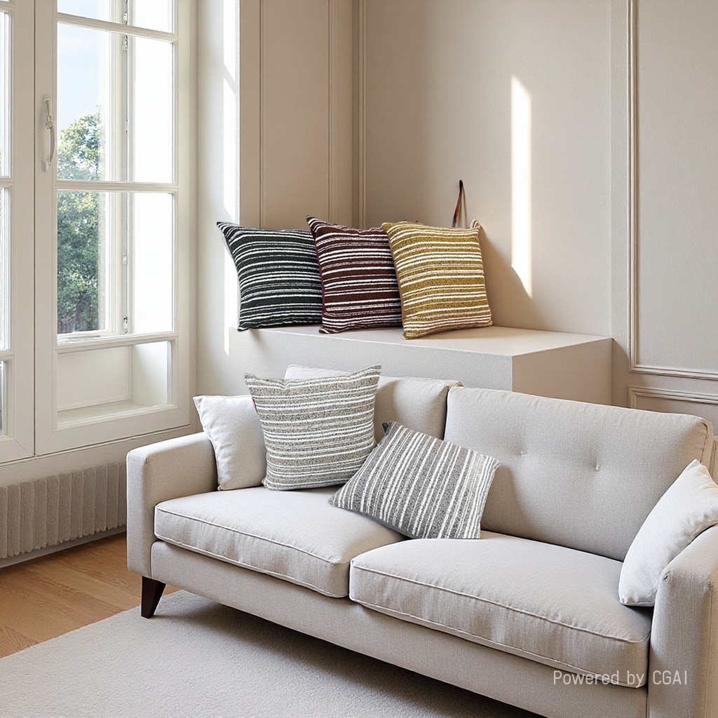 Cushions, blankets, quilts, and cushions are warm, comfortable, and soft household items details Picture