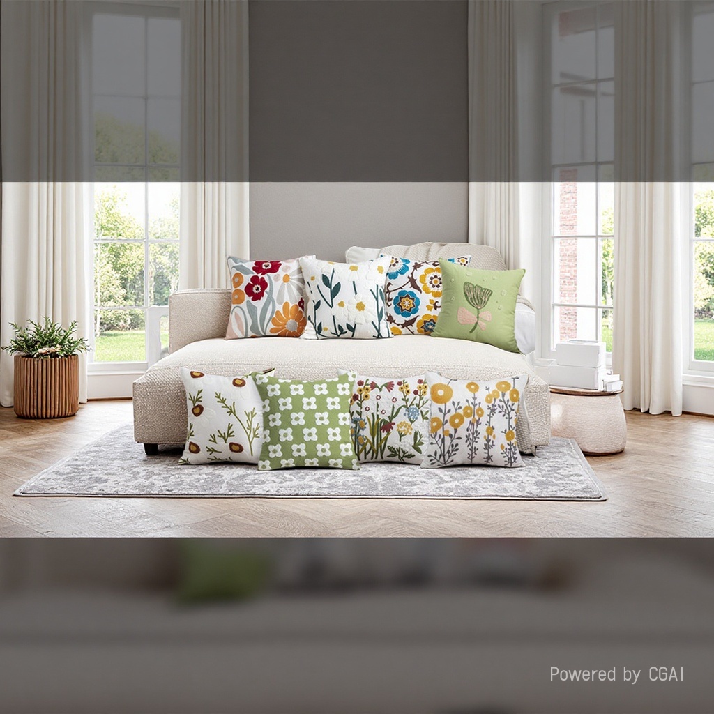 Cushions, blankets, cushions, warm, comfortable and soft household items. 161520828 details Picture