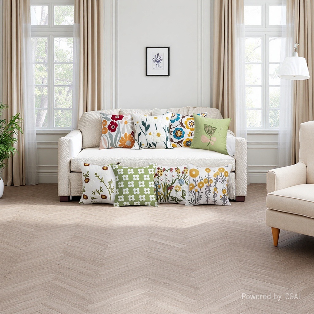 Cushions, blankets, cushions, warm, comfortable and soft household items. 161520828 Application Scenario