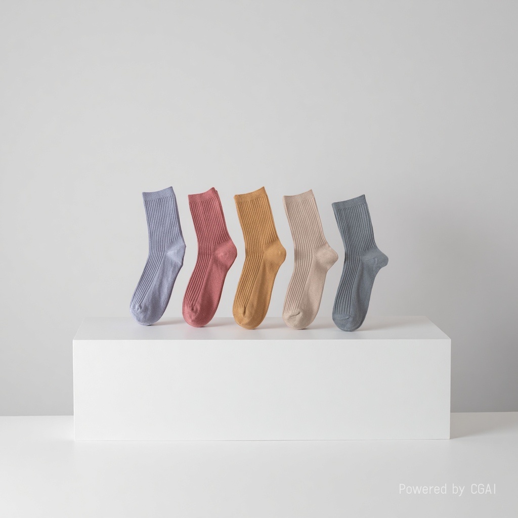 Calcetines de colores niños espesados calcetines calientes calcetines casuales diarios details Picture