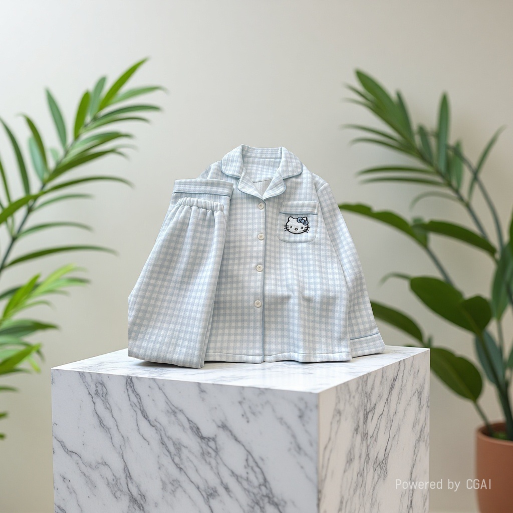 童家居服实物图
