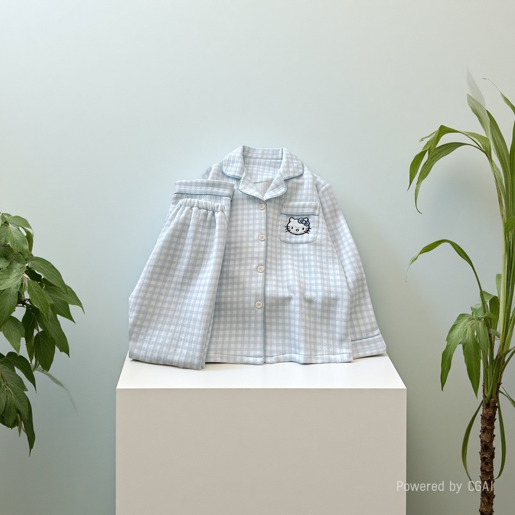 童装/儿童莫代尔棉家居服细节图
