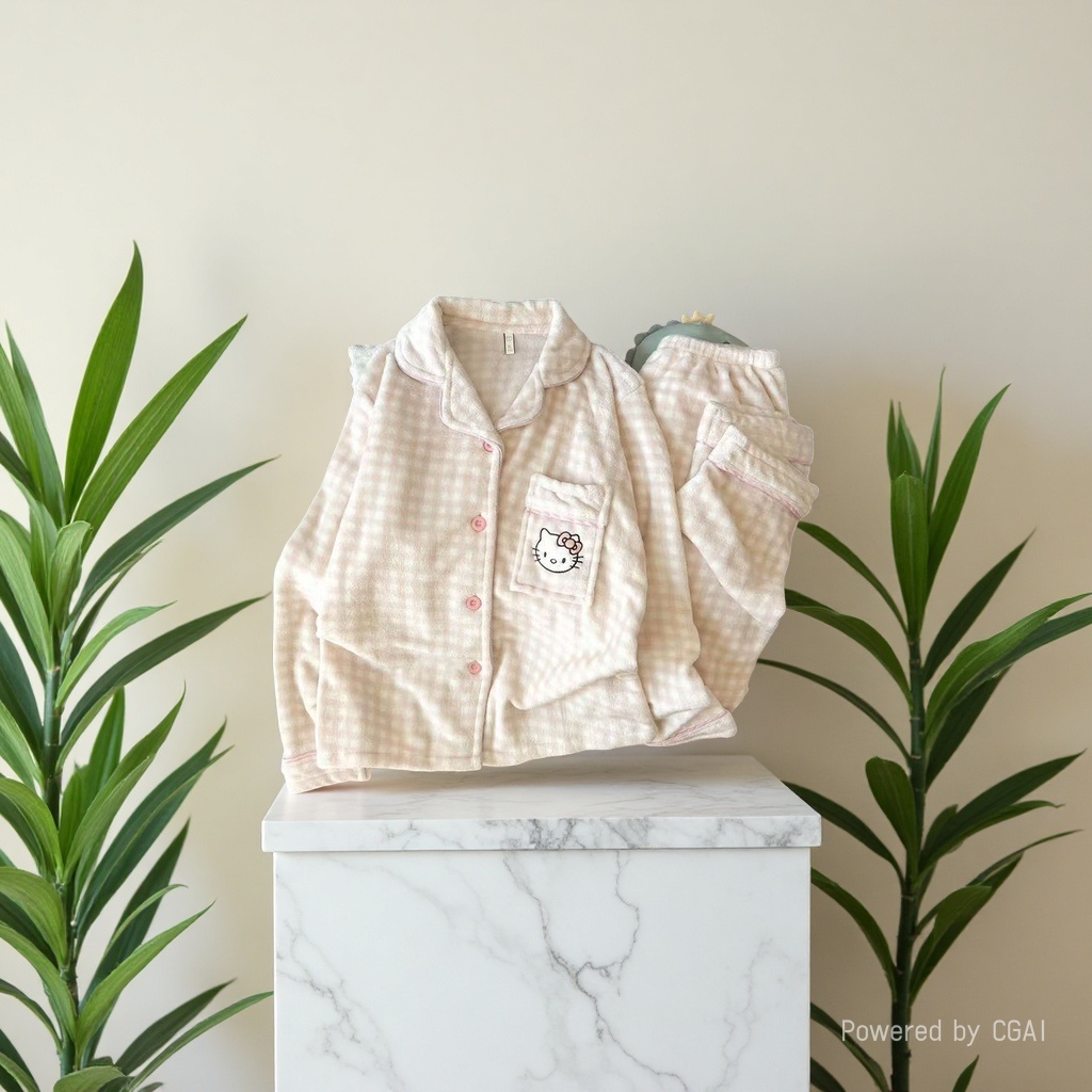 童装/儿童莫代尔棉家居服细节图