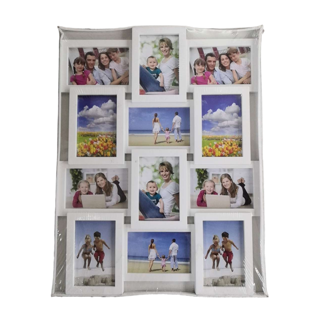 Factory direct sales MDF combination one-piece photo frame FAMILY family combination photo frame wall hanging wall decoration frame 8342-9 Item Picture