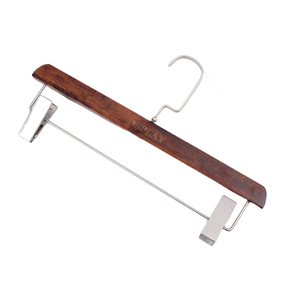 Solid wood trouser rack and trouser clip, home anti-slip strong seamless suit skirt clip, special trouser hanger, multi-functional Item Picture