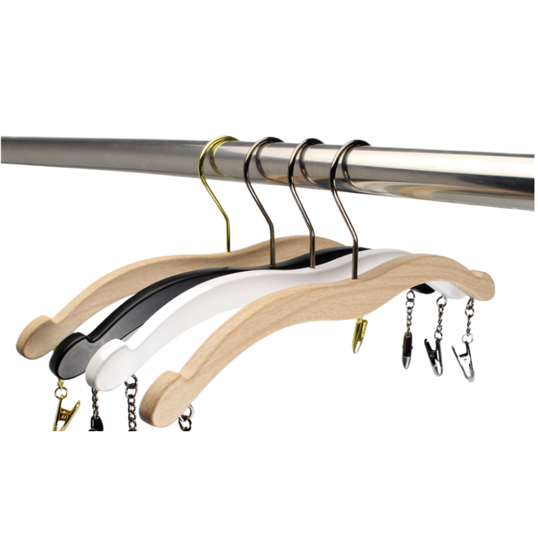 Inner clothes hanger: Plastic thickened anti-slip underwear, underpants, bra rack, women's golden clips Item Picture