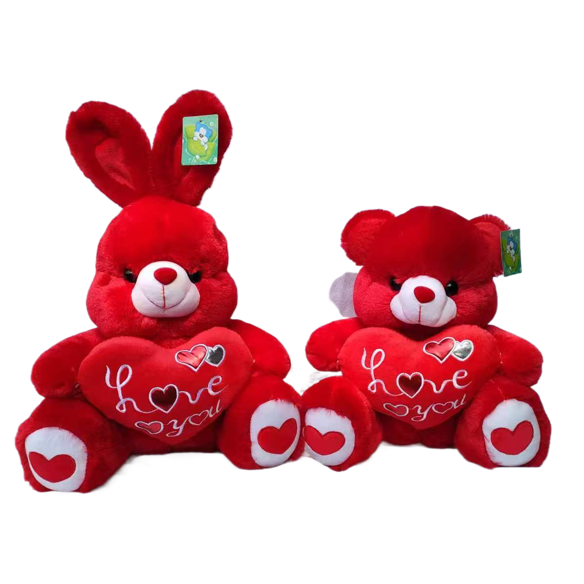 Juguete rojo oso peluche amor conejo amor oso juguete muñeca muñeca peluche Item Picture