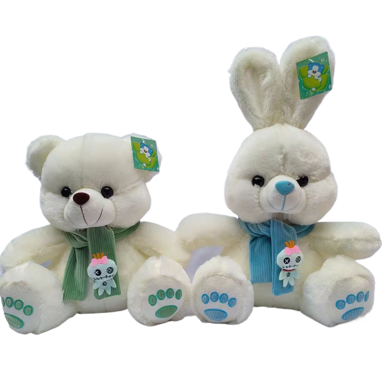 Plush heart-shaped teddy bear plush toy, cute teddy bear doll, Valentine's Day gift for your girlfriend, a soothing toy Item Picture