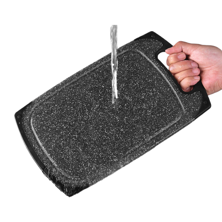 Pure titanium stainless steel bamboo wood solid wood cutting board, anti-mold, antibacterial and durable household cutting board Item Picture