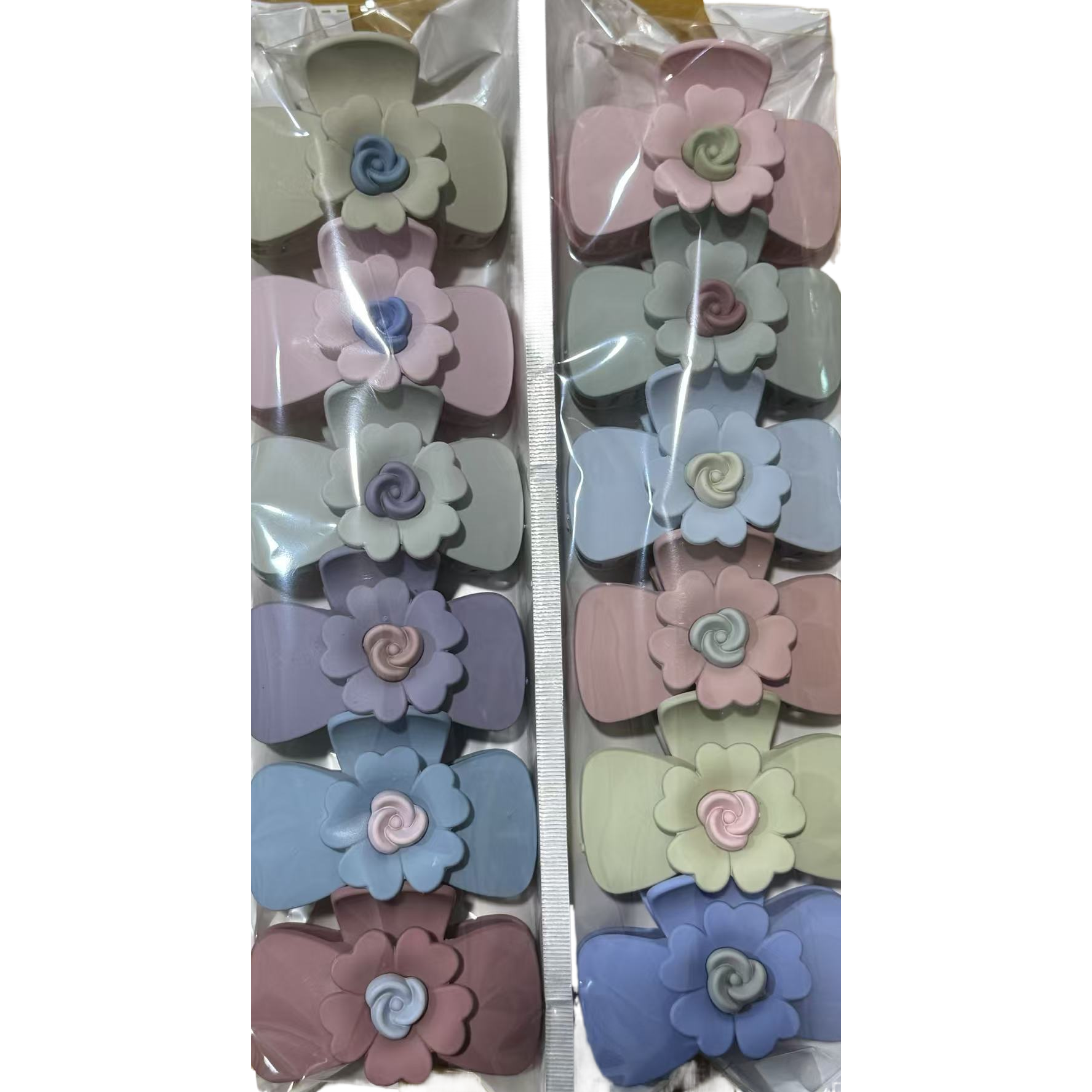 发夹/发卡/鲨鱼夹/抓夹/发饰白底实物图