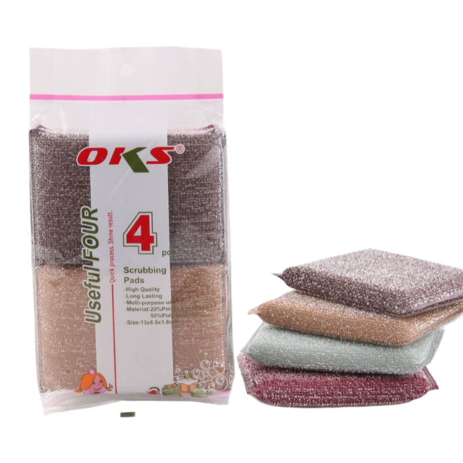 كما تُنظِّف اسفنجة غسل الصحون على الوان المرغوبة الكثيفة على اسفنج ١٦٠٤٣٠٨ Item Picture