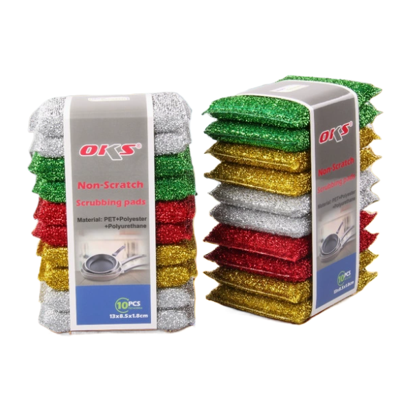 钢丝球/浴盐球/妙洁/厨房清洁用品套装/清洁用品白底实物图