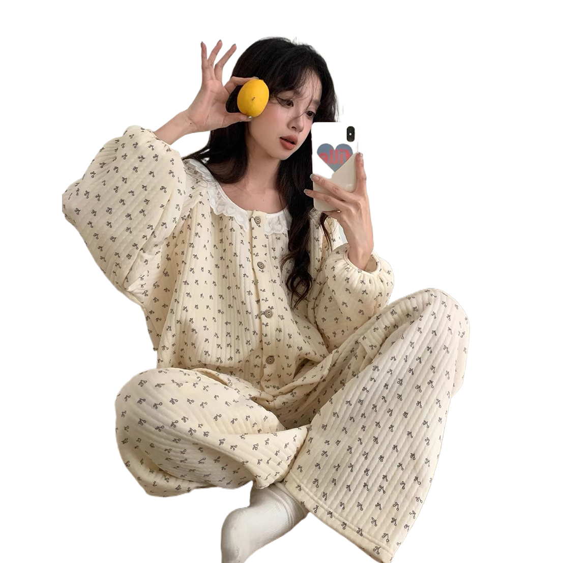 性感女士家居服睡衣套装120g透气舒适居家穿着