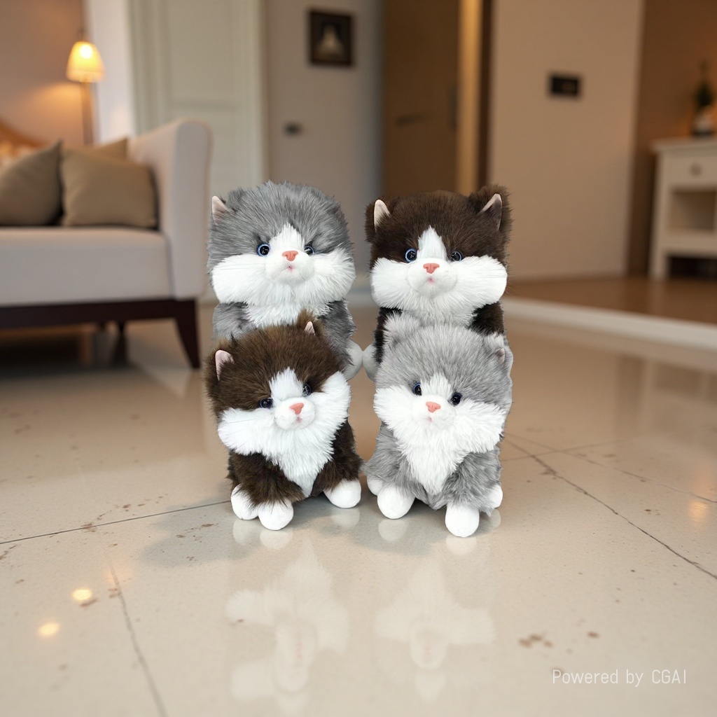 Plush huskies, plush toys, trendy dolls, plush figurines, cute dolls Application Scenario