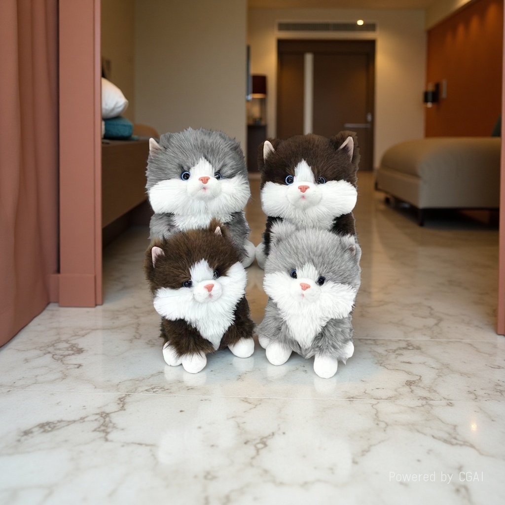 Plush huskies, plush toys, trendy dolls, plush figurines, cute dolls