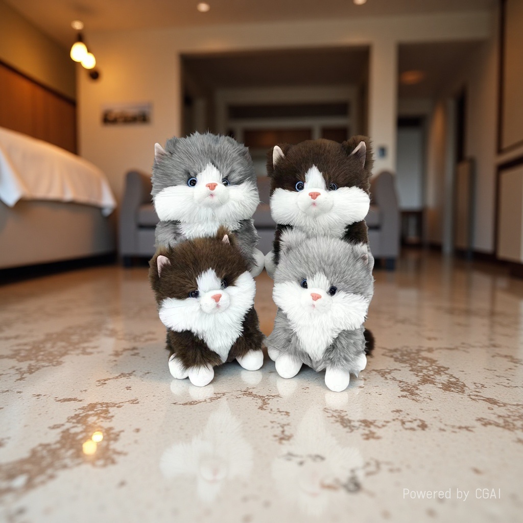 Plush huskies, plush toys, trendy dolls, plush figurines, cute dolls Specification image