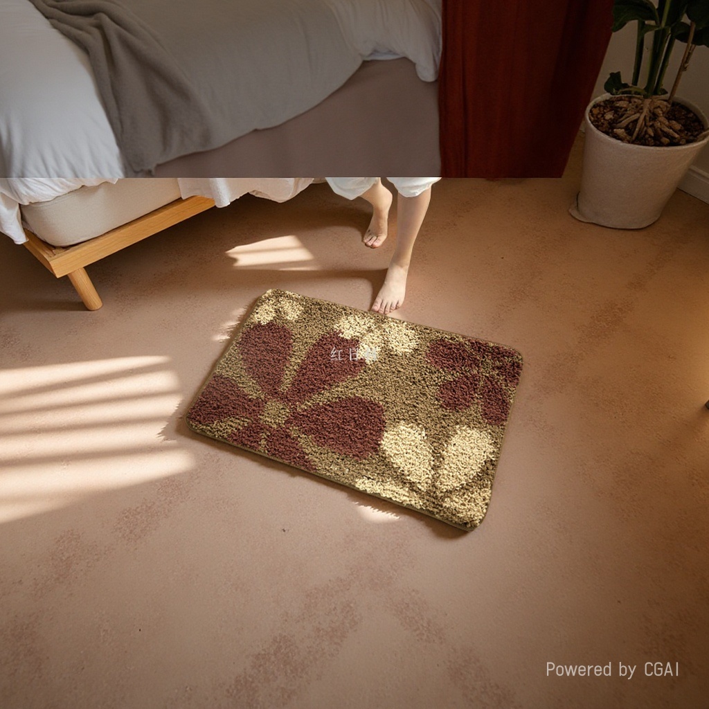 وضع حشية من الحرير على أرضية مشتركة بين السجاد عبر الحدود ومقاومة الانزلاق Specification image